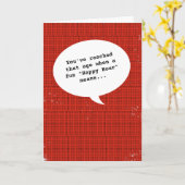 Carte Happy Hour with Getting Old Funny Birthday Card (Fleur jaune)