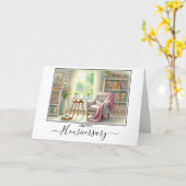 Carte Happy Houseaversary Real Estate confortable livre  (Fleur jaune)