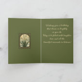 Carte Happy January Birthday Snowdrop Flowers Art Nouvea (Intérieur)