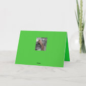 Carte Happy Jour de la Saint Patrick Chien Friendly Bar (Dos)