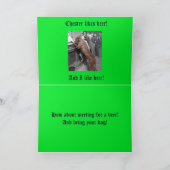 Carte Happy Jour de la Saint Patrick Chien Friendly Bar (Intérieur)