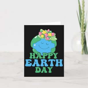 Carte Happy Jour des terres Chemise mignonne Jour des te