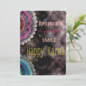 Carte Happy Karma (Debout devant)