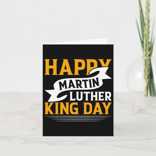 Carte Happy Martin Luther King Sticker (Devant)