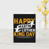 Carte Happy Martin Luther King Sticker (Fleur jaune)