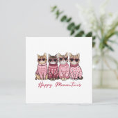 Carte Happy Meowentines Valentines Day Card (Debout devant)