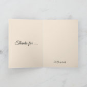 Carte Happy Military Family Card – Personalized Gift (Intérieur)