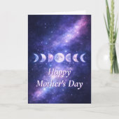 Carte Happy Mother’s Day Celestial Moon Phases Card (Devant)