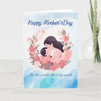 Carte Happy Mother’s Day Floral Card