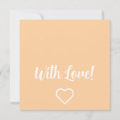 Carte Happy Mothers day. (Dos)