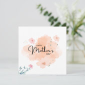 Carte Happy Mothers day  (Debout devant)