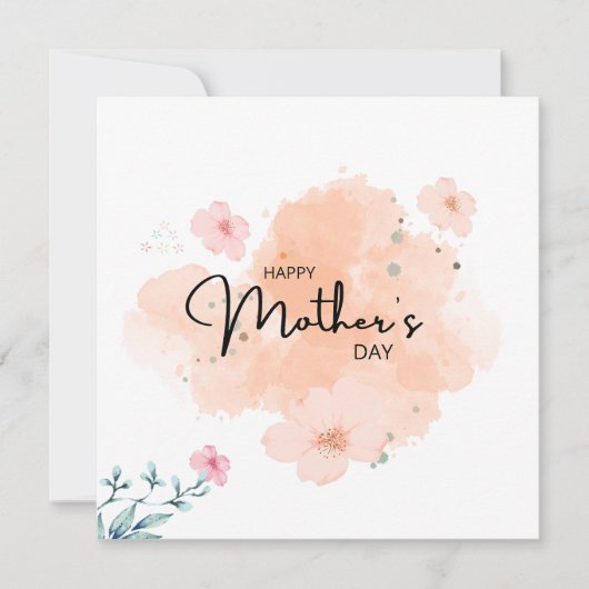 Carte Happy Mothers day  (Devant)