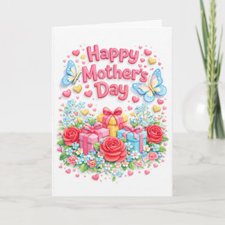 Carte Happy Mother's Day 3D effect Greeting Card