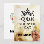 Carte Happy mothers day card (Devant / Derrière)