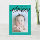Carte HAPPY MOTHER'S DAY First Mother's Day Ajouter la p (Devant)