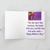 Carte Happy Mother's Day Folded Greeting Card