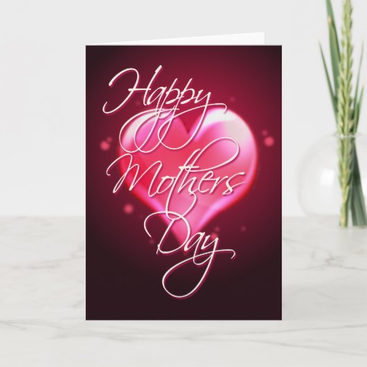 Carte HAPPY MOTHER'S DAY HEART by SHARON SHARPE (Devant)