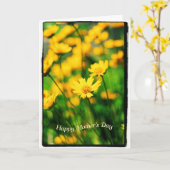 Carte Happy Mother's Day Yellow Flowers (Fleur jaune)