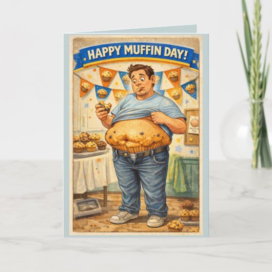 Carte Happy Muffin Day Greeting Card (Devant)