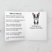 Carte Happy National Boston Terrier Day | Feb 19th (Intérieur)