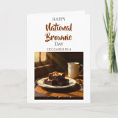 Carte Happy National Brownie Day | Dec 8th (Devant)