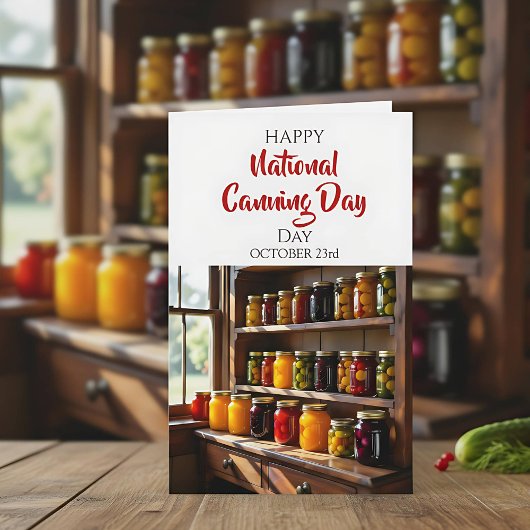 Carte Happy National Canning Day | Oct 23rd