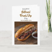 Carte Happy National French Dip Day | Nov 12th (Devant)