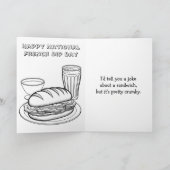 Carte Happy National French Dip Day | Nov 12th (Intérieur)