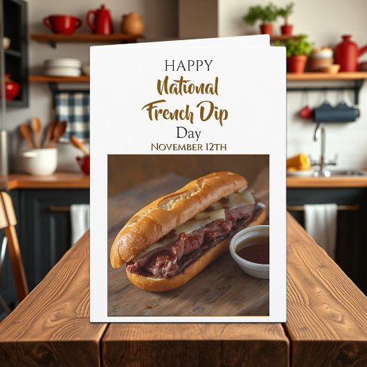 Carte Happy National French Dip Day | Nov 12th