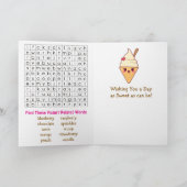 Carte Happy National Frozen Yogurt Day | Feb 6th (Intérieur)