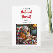 Carte Happy National Hermit Day | October 29th (Devant)