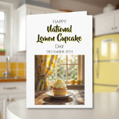 Carte Happy National Lemon Cupcake Day | December 15th