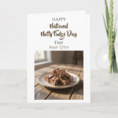 Carte Happy National Nutty Fudge Day | May 12th (Devant)