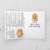 Carte Happy National Peanut Butter Fudge Day | Nov 20th (Intérieur)