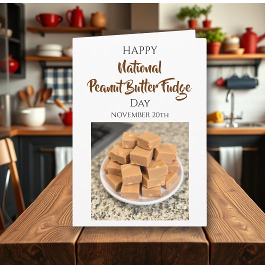 Carte Happy National Peanut Butter Fudge Day | Nov 20th