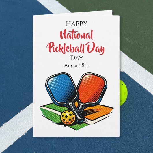 Carte Happy National Pickleball Day | August 8th