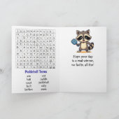 Carte Happy National Pickleball Day | August 8th (Intérieur)