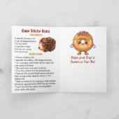Carte Happy National Sticky Bun Day! Feb 21st (Intérieur)