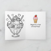 Carte Happy National Strawberry Ice Cream Day | Jan 15th (Intérieur)