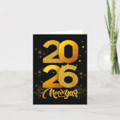 Carte Happy New Year 2026 (Devant)