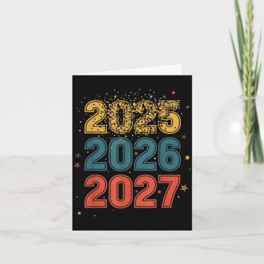 Carte Happy New Year 2026 Coming Soon 2027 Funny 67 Meme (Devant)