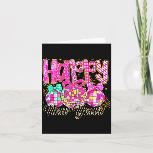 Carte Happy New Year 2026 Family Celebration New Years E (Devant)