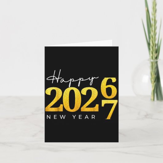 Carte Happy New Year 2026 Funny 67 New Year Countdown Si (Devant)
