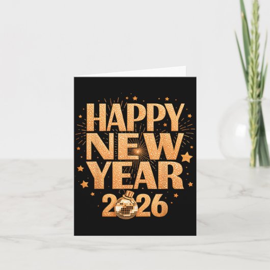 Carte Happy New Year 2026 New Years Eve Party Countdown  (Devant)