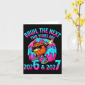 Carte Happy New Year 67 Bruh The Next Two Years Are 2026 (Fleur jaune)