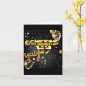 Carte Happy New Year With A 6 7 Zoomer Meme Vibe. 2026 C (Fleur jaune)