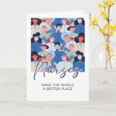 Carte Happy Nurses Week Custom (Fleur jaune)