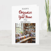 Carte Happy Organize Your Home Day! January 14th (Devant)