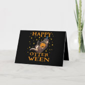 Carte Happy Otterween Costume d'Halloween de Loutre de M (Devant)