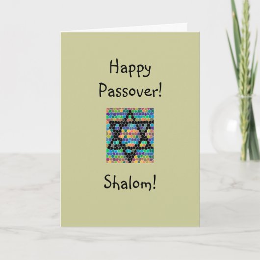 Carte Happy Passover ! (Devant)